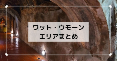 チェンマイ【ワット・ウモーンエリアまとめ】